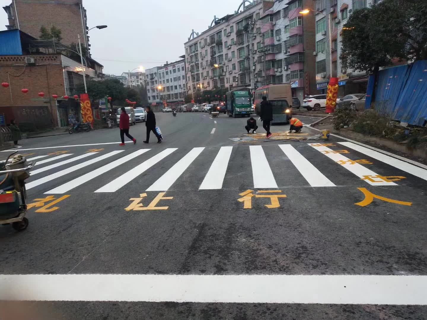 江北重庆哪里有道路划线公司